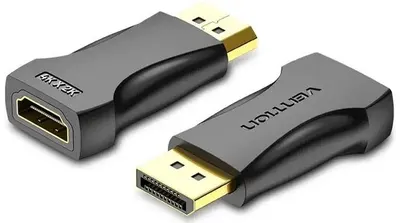 Adaptor Vention - DisplayPort/HDMI, negru