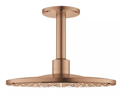 Dus fix Grohe SmartActive 310 mm, 26477DL0, montare pe tavan, 2 functii, 310 mm, necesita valva, Cupru mat