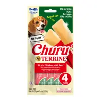 Churu Terrine Medium Dog Recompense cu Pui si Vita 30 Gr x 4 Buc