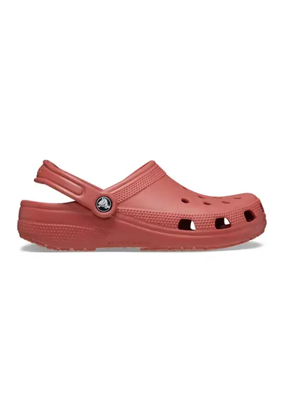 Saboti slingback cu model unisex Classic Roomy - Rosu stins