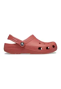 Saboti slingback cu model unisex Classic Roomy - Rosu stins