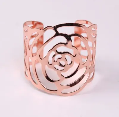 Inele de șervețel Morello - Copper Rose, 6 buc.