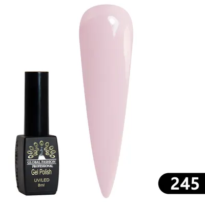 Oja semipermanenta BLACK ELITE, Global Fashion 8 ml, 245 Engros