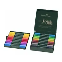 Marker solubil, 20buc/set, varf subtire + varf pensula, A.Durer, Faber-Castell