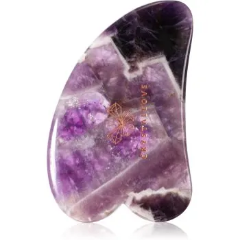Crystallove Amethyst Gua Sha accesoriu de masaj