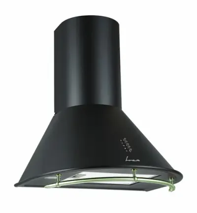Hota incorporabila decorativa Fram FDH-660HRBK, 589 mc/h, 1 Motor, Lumina LED, 1 Filtru aluminiu (Negru)