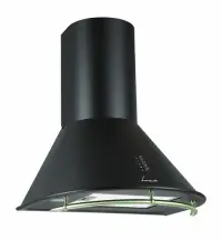 Hota incorporabila decorativa Fram FDH-660HRBK, 589 mc/h, 1 Motor, Lumina LED, 1 Filtru aluminiu (Negru)