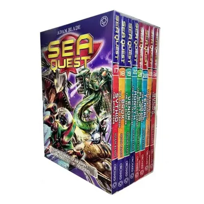 Adam Blade Sea Quest Series 5 and 6 Collection 8 Books Box Set (Book 17-24) (Sythid the Spider Crab, Brux the Tusked Terror, Venor the Sea Scorpion, Monoth the Spiked Destroyer)