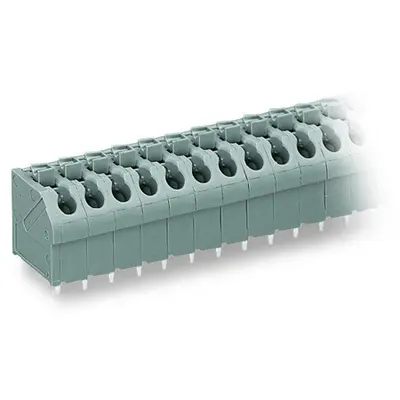 PCB terminal block; push-button; 1.5 mm²; Pin spacing 5 mm; 10-pole; Push-in CAGE CLAMP®; 1,50 mm²; orange
