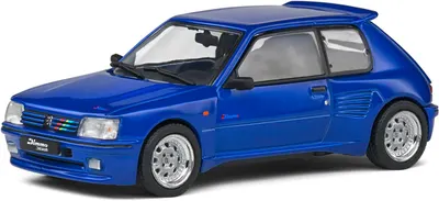 Model de colecție SOLIDO Modern: Mașini - Peugeot 205 Dimma (Blue) (1989)