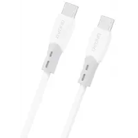 Cablu Date si Incarcare USB-C - USB-C Dudao L25SC, 60W, 2m, Alb