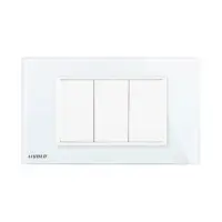 Priza blank – goala Livolo cu rama din sticla – standard italian