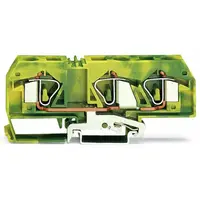 3-conductor ground terminal block; 16 mm²; suitable for Ex e II applications; center marking; for DIN-rail 35 x 15 and 35 x 7.5; CAGE CLAMP®; 16,00 mm²; green-yellow