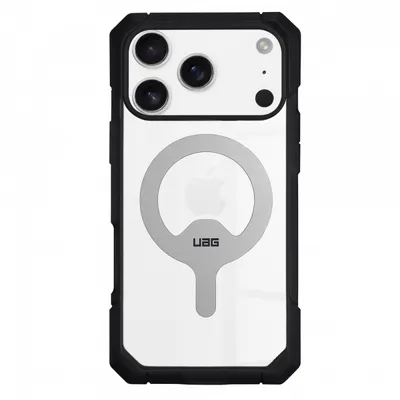 Husa MagSafe pentru Apple iPhone 17 Pro Max, Urban Armor Gear, Trooper, Gri Transparenta