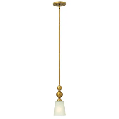 Lampa suspendata Zelda 1 Light Mini Pendant – Vintage Brass