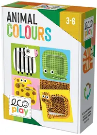 Joc educativ pentru copii Headu Ecoplay - Culorile animalelor