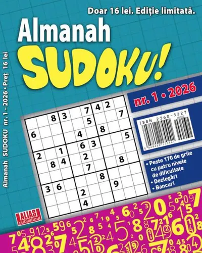 Almanah Sudoku Nr. 1/2026 - Paperback brosat - ***