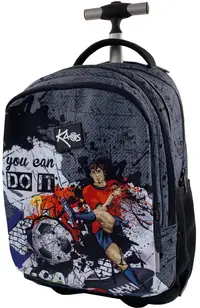 Rucsac pe roți Kaos 2 în 1 - Goal, 36 l