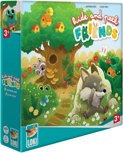 Joc de societate Hide and Peek Friends - Pentru copii