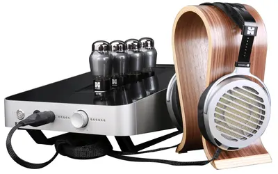 Set de căști și amplificator HiFiMAN - Shangri-La Jr System, negru