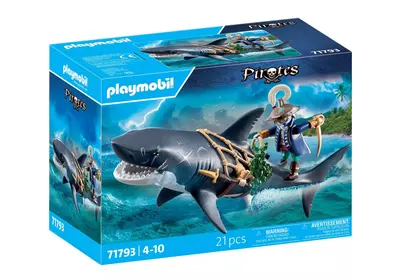 Playmobil PM71793 Rechin urias cu pirat