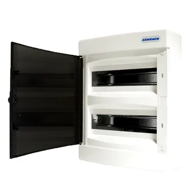 Dulap distrib. montaj apl, 2 randuri, 24UH, usa transp.