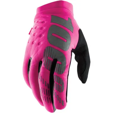 Manusi motocross 100% BRISKER culoare roz negru marime L