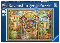 Puzzle Ravensburger din 500 de piese - Familia Disney