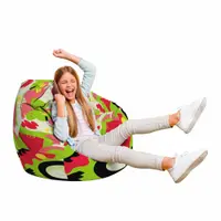 Fotoliu Puf Bean Bag tip Para L abstract jungle pepene