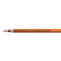 Cablu HELUKABEL HELUCHAIN® SINGLE 602-HF-CY-O 1x10 mm², ecranat, PVC, portocaliu