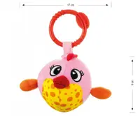 Jucarie din plus pentru agatat fosnaie si vibreaza Baby Fish Pink