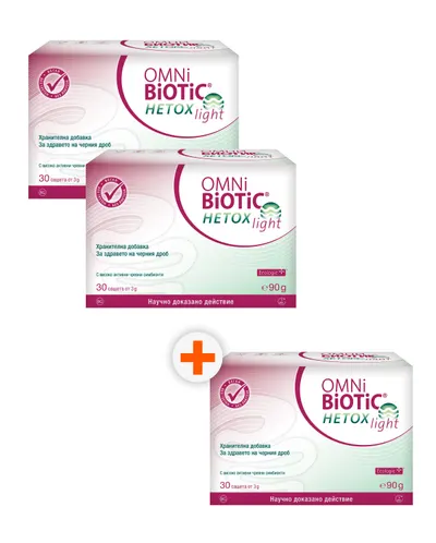Omni-Biotic Hetox light, 3 x 30 plicuri