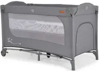 Pătuţ cu două nivele Cangaroo - Skyglow 2, gri