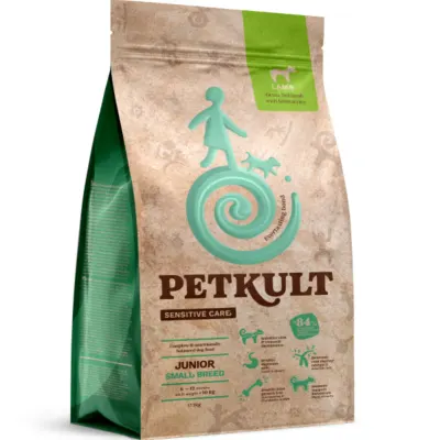 PETKULT Sensitive Care Junior Small Breed, XS-S, Miel, hrană uscată câini junior, alergii, 12kg