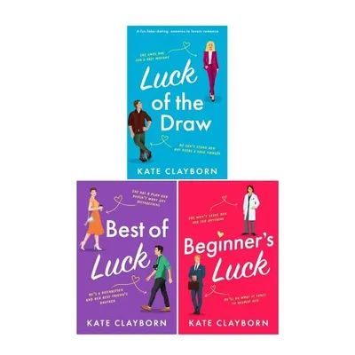 Chance of a Lifetime Series 3 Books Collection Set by Kate Clayborn (Beginner's Luck, Luck of the Draw, Best of Luck)