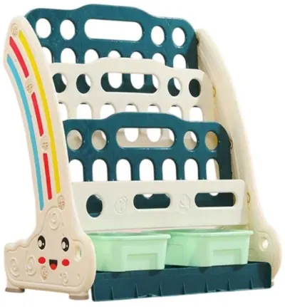 Raft pentru copii pentru cărți și jucării Feelkids - Verde