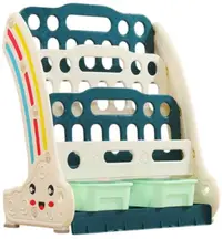 Raft pentru copii pentru cărți și jucării Feelkids - Verde