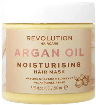 Revolution Haircare Mască de păr hrănitoare Argan, 200 ml