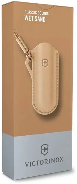 Toc de piele pentru briceag Victorinox Classic - Wet Sand