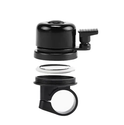 sonerie bicicletă cu suport airtag ascuns pentru ghidon 22–25 mm
