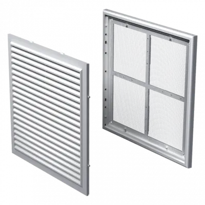Grila PVC 214x250mm, plasa antiinsecte