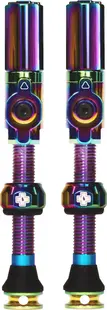 Muc-Off Tubeless Valve Big Bore Hybrid Large Iridescent Schräder Valve 45mm