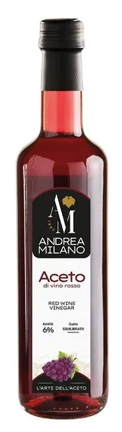 Oțet de vin roșu, 6%, 500 ml, Andrea Milano