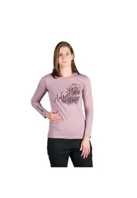 Women's organic cotton T-shirt DIYA - Roz prafuit