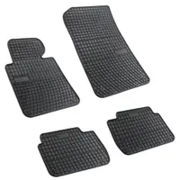 Set covorase auto din cauciuc Bmw Seria 3 E46 1998-2005, presuri FROGUM, negre, 4 buc.