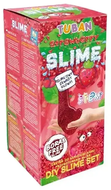 Set creativ Tuban - Fă-ți propriul slime cu aromă de căpșuni