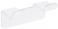 Cuier dublu Inter Ceramic - Elinor, alb