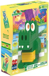 Constructor BioBuddi Swampies - Crocodil, 41 de piese