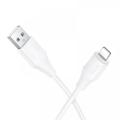 Cablu Date si Incarcare USB-A - Lightning HOCO X124, 18W, 1m, Alb