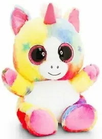 Jucarie de plus Keel toys - Animotsu - Unicorn, galben, 25 cm